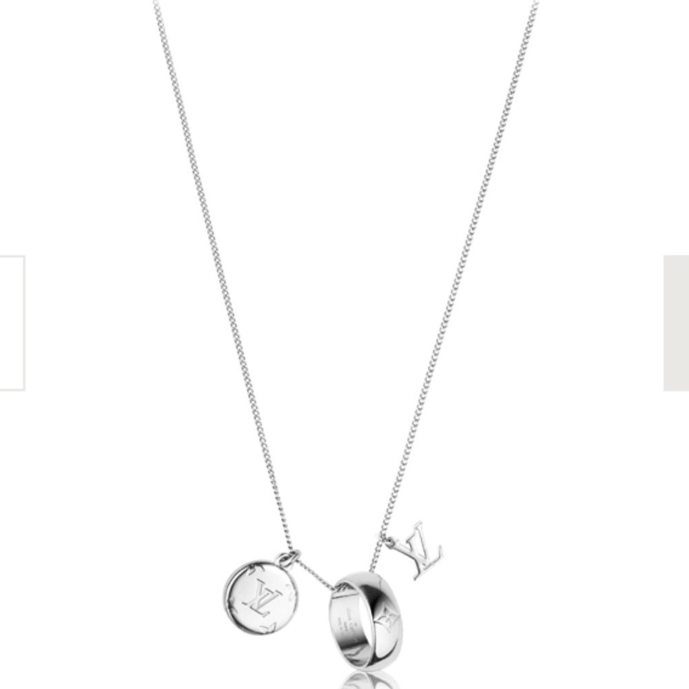 New! Louis Vuitton Monogram Charms Necklace
